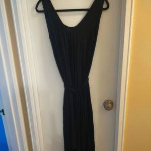 Latched Mama Black Pleated Dress